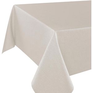 Produktbild für Tischdecke Delindo Wien, beige sandgrau, 140 x 220 cm