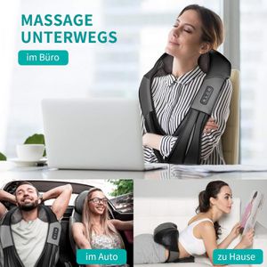 Produktbild für Nackenmassagegerät Nekteck Shiatsu, schwarz