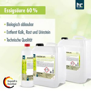 Produktbild für Essigsäure Höfer-Chemie Technische Qualität, 60%