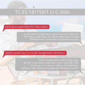 Produktbild für Spannungswandler Einhell TE-ES 18/150/1 Li-C-Solo, 1091310