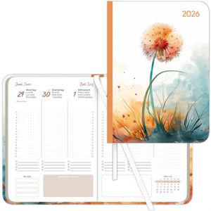 Produktbild für Buchkalender Alpha Ladytimer, Blowballs, Jahr 2026