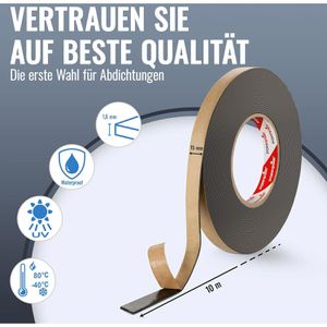 Produktbild für Dichtungsband Poppstar 1010252 doppelseitiges Butylband
