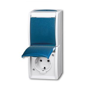 Steckdose Busch-Jaeger Ocean 20-02 EWN-53, IP44, Aufputz