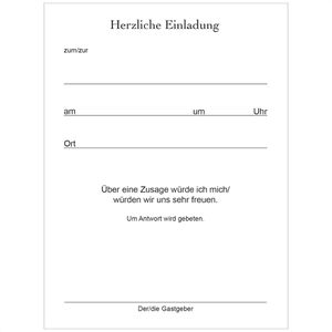 Produktbild für Einladungskarten Böttcher-AG 41sk1805