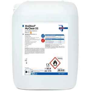 MaiMed Desinfektionsmittel MyClean DS, alkoholisch, 79619, Flächendesinfektion, Pfirsichduft, 10 Liter