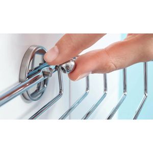 Produktbild für Duschablage Tesa baath Plus Eck-Duschregal, chrom