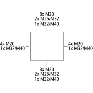 Produktbild für Abzweigdose Spelsberg TK PS 2518-11-m, wasserdicht IP66, außen