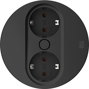 Einbausteckdose Bachmann 946.100 Twist 2, 2m Kabel, drehbar