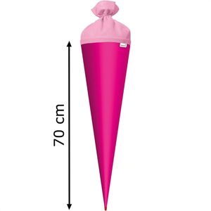 Produktbild für Schultüte Roth 667037, Rohling, pink