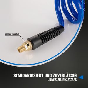 Produktbild für Druckluftschlauch Poppstar 1010578, Spiralschlauch