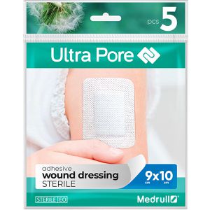Produktbild für Pflaster Medrull Ultra Pore Wundverband, 5 Strips