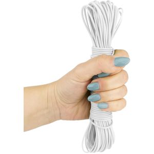 Produktbild für Wäscheleine Idea-Home Weiß, 112183