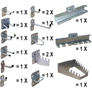 Werkzeughalter ADB 23199, für Lochwand