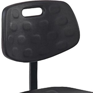 Produktbild für Arbeitsstuhl meychair PW1-H-PU-FR4, schwarz
