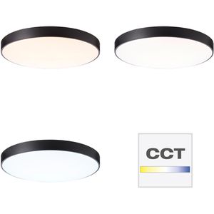 Produktbild für Deckenleuchte Brilliant Slimline, schwarz, LED