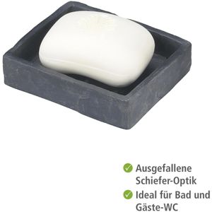 Produktbild für Seifenschale Wenko Slate Rock, anthrazit