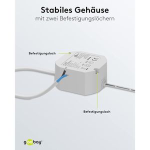Produktbild für LED-Trafo Goobay 59575, IP67 wasserdicht für außen