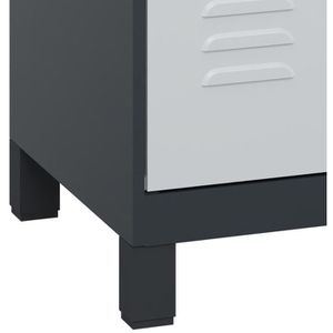 Produktbild für Spind CP-Möbel Classic PLUS, lichtgrau