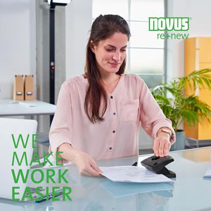 Produktbild für Locher Novus B 220 re+new, 025-0650, schwarz