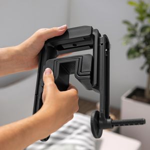 Produktbild für Blumenkastenhalterung Lechuza Duo, schwarz