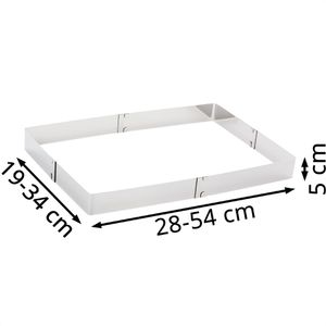 Produktbild für Backrahmen APS 00042, mit Klemmung, aus Edelstahl