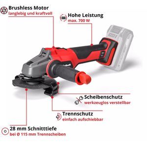 Produktbild für Winkelschleifer Einhell-Professional AXXIO 18/115, 4431154