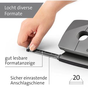 Produktbild für Locher Novus B 220, 60-B22056, smart grey