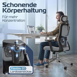 Produktbild für Bürostuhl CLOUVOU BrightSeat