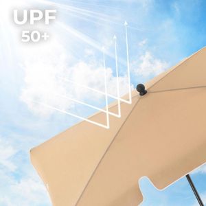 Produktbild für Sonnenschirm Songmics GPU25BR, rechteckig