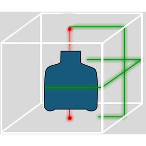 Produktbild für Kreuzlinienlaser Bosch 0601066J00, GCL 2-15 G
