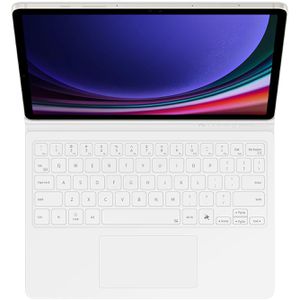 Tablet-Hülle Samsung Book Cover Keyboard EF-DX725W, weiß