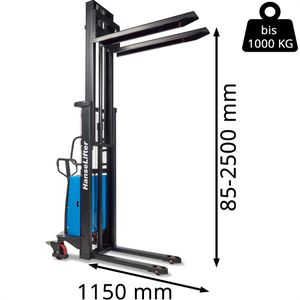Produktbild für Hubwagen HanseLifter E-SDJ1025E, Tragkraft 1000kg