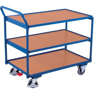 Tischwagen VARIOfit sw-500.600, aus Metall & Holz