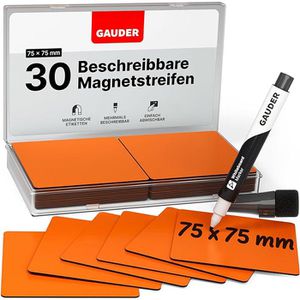Produktbild für Magnetschilder Gauder ME-75x75, orange