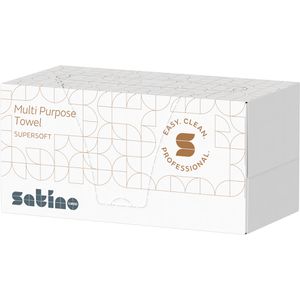 Produktbild für Papierhandtücher Satino Mehrzwecktuch 275970, Box, 2-lagig