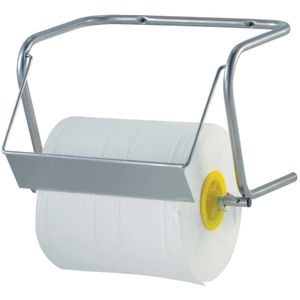 Produktbild von HENDI Papierrollenhalter Wandmontage – Edelstahl, Für Rollen Bis 30 Cm, Inkl. Schrauben