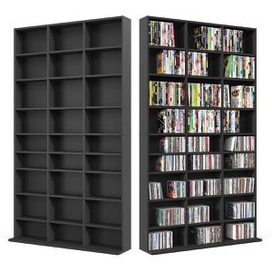 Produktbild für CD-Regal Vicco Jukebox, schwarz