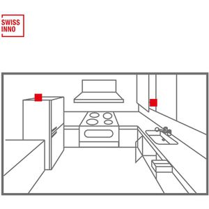 Produktbild für Mottenfalle Swissinno Lebensmittel, Pheromonfalle