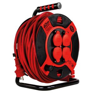 Produktbild für Kabeltrommel REV-Ritter rot, für außen IP44