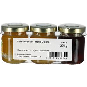 Produktbild für Honig Bienenwirtschaft-Meissen Dreierlei Honig