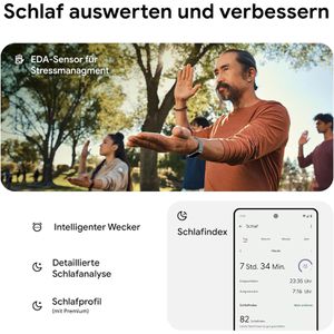 Produktbild für Fitness-Tracker Fitbit Charge 6 porcelain silber