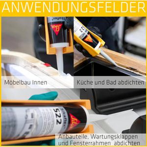 Produktbild für Dichtmasse Sika Sikaflex 522 Caravan, 300ml