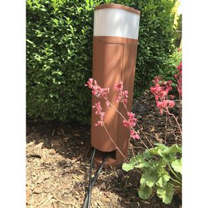 Produktbild für Wegeleuchte Bold Volo, braun, mit 230 V Netzstrom