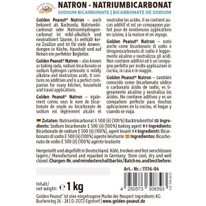 Produktbild für Natron Golden-Peanut E500ii, Lebensmittelqualität