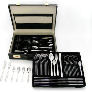 Produktbild für Besteck-Set Gräwe Salzburg, mit Besteckkoffer, Edelstahl 18/0