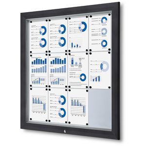 Produktbild für Schaukasten Showdown-Displays schwarz, B1, außen