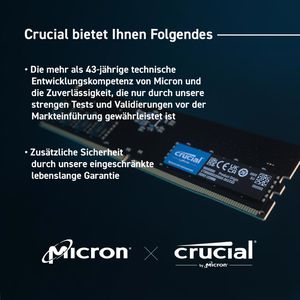 Produktbild für Arbeitsspeicher Crucial CT16G56C46U5