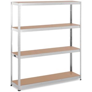 Weitspannregal MSW STSH-34, 4 Holzböden