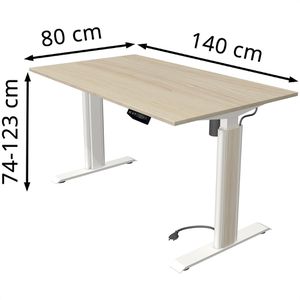 Produktbild für Schreibtisch Kerkmann Move 1 advance, ahorn