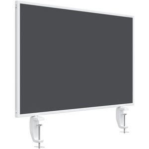 Produktbild für Tischtrennwand Magnetoplan VarioPin, 1108001, grau